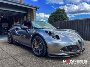 Alfa Romeo 4C Carbon Fiber Front Grille Insert Trim Set 